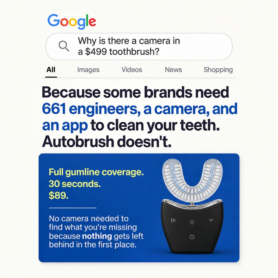 Autobrush 1:1 feed ad made by SelfMade