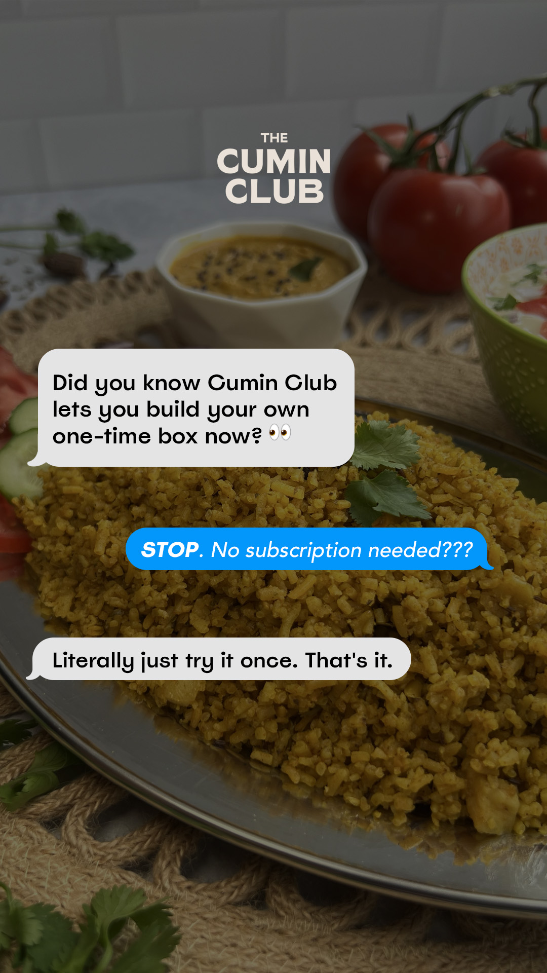 Cumin Club static ad