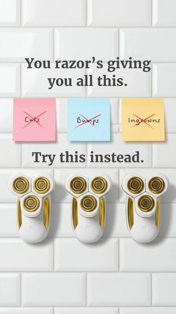 Groomie static ad