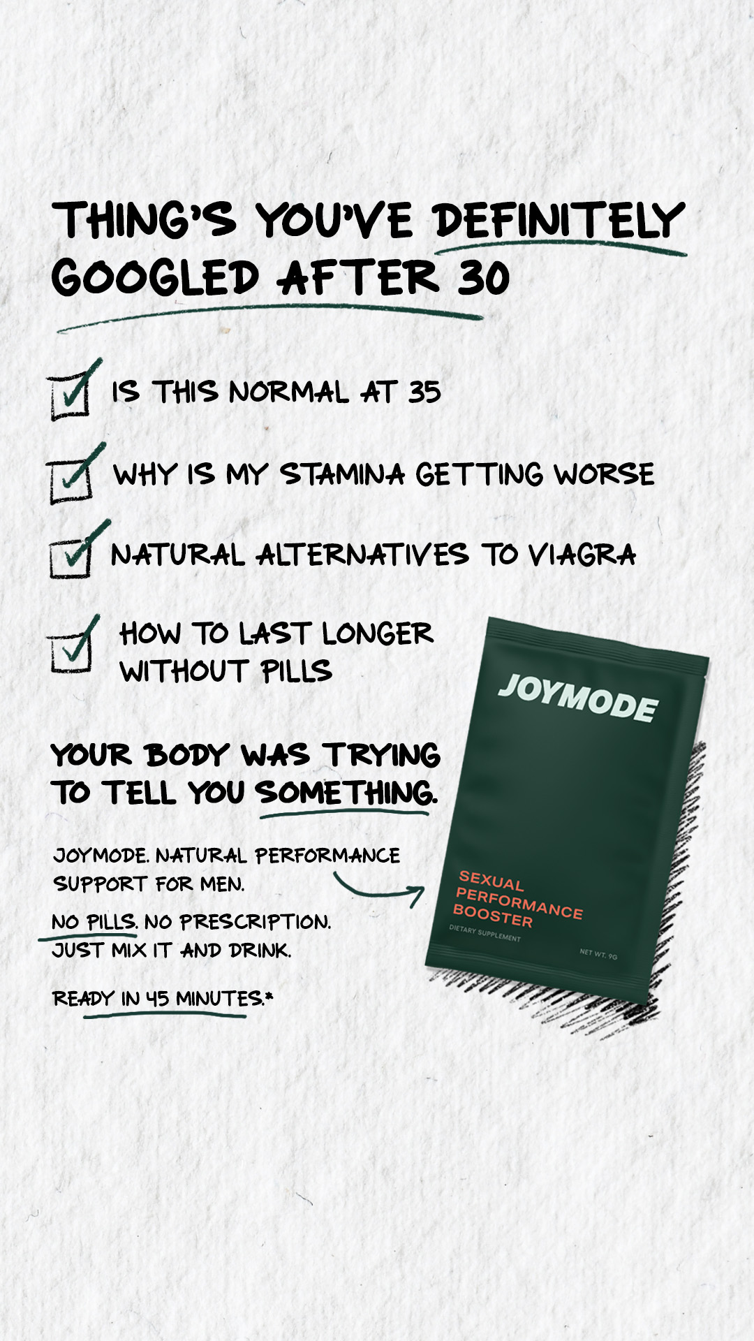 Joy static ad