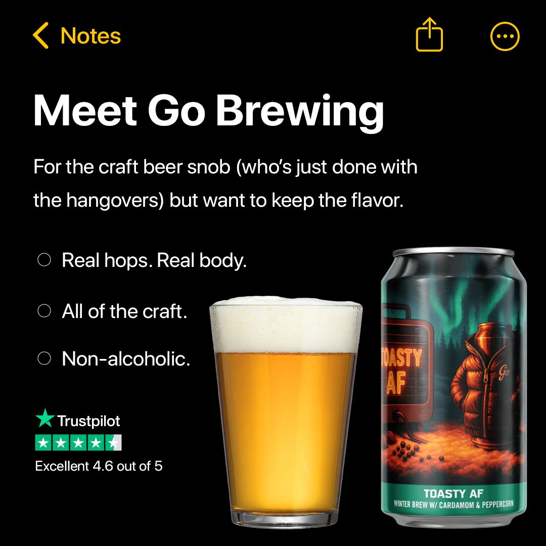 Gobrewing static ad