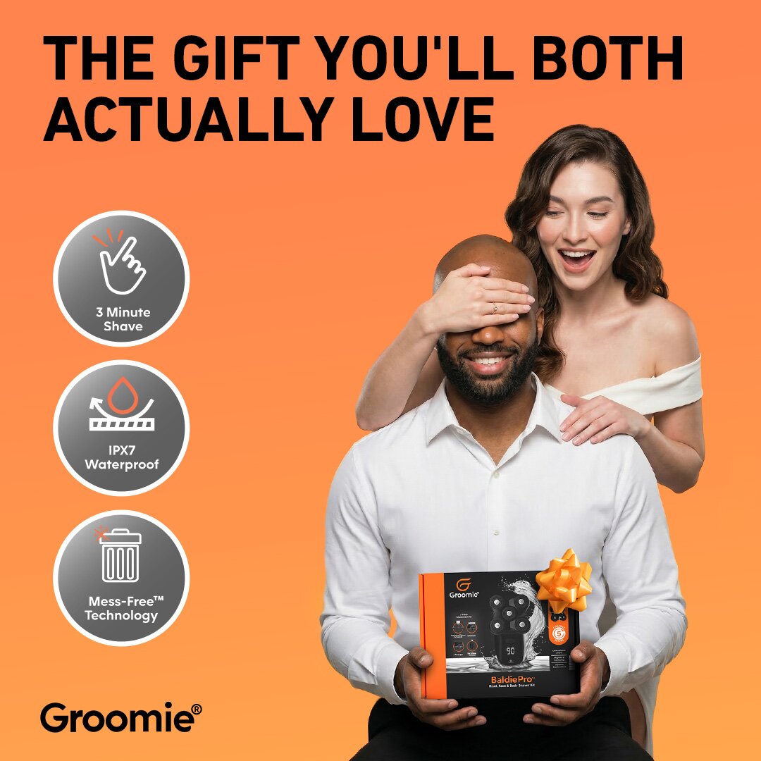 Groomie static ad