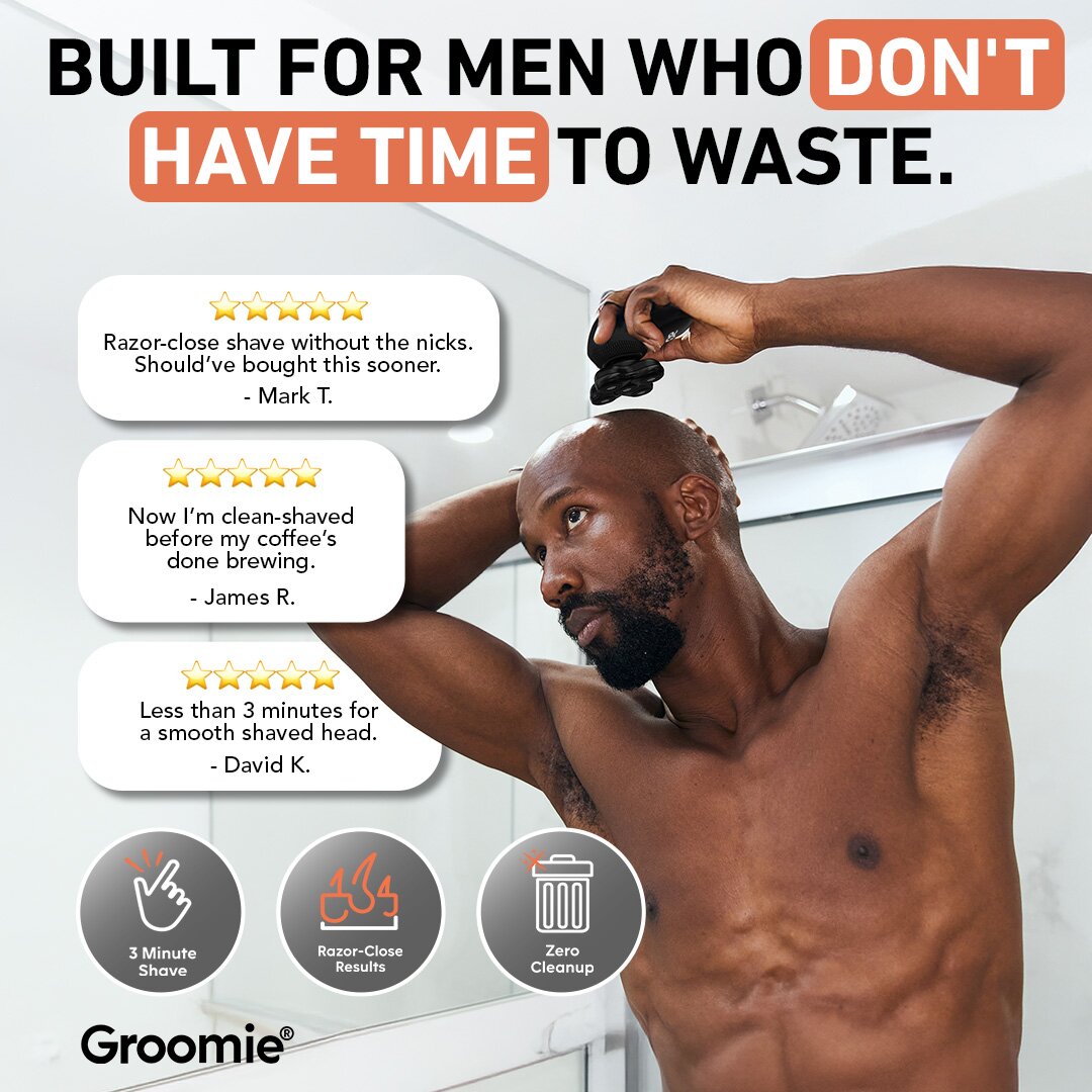 Groomie static ad