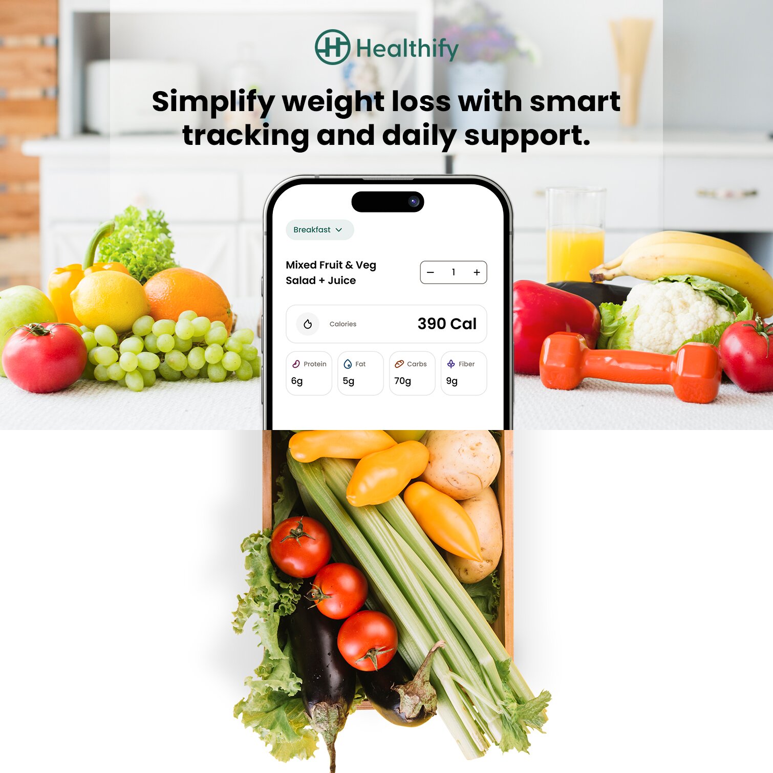 Healthify static ad