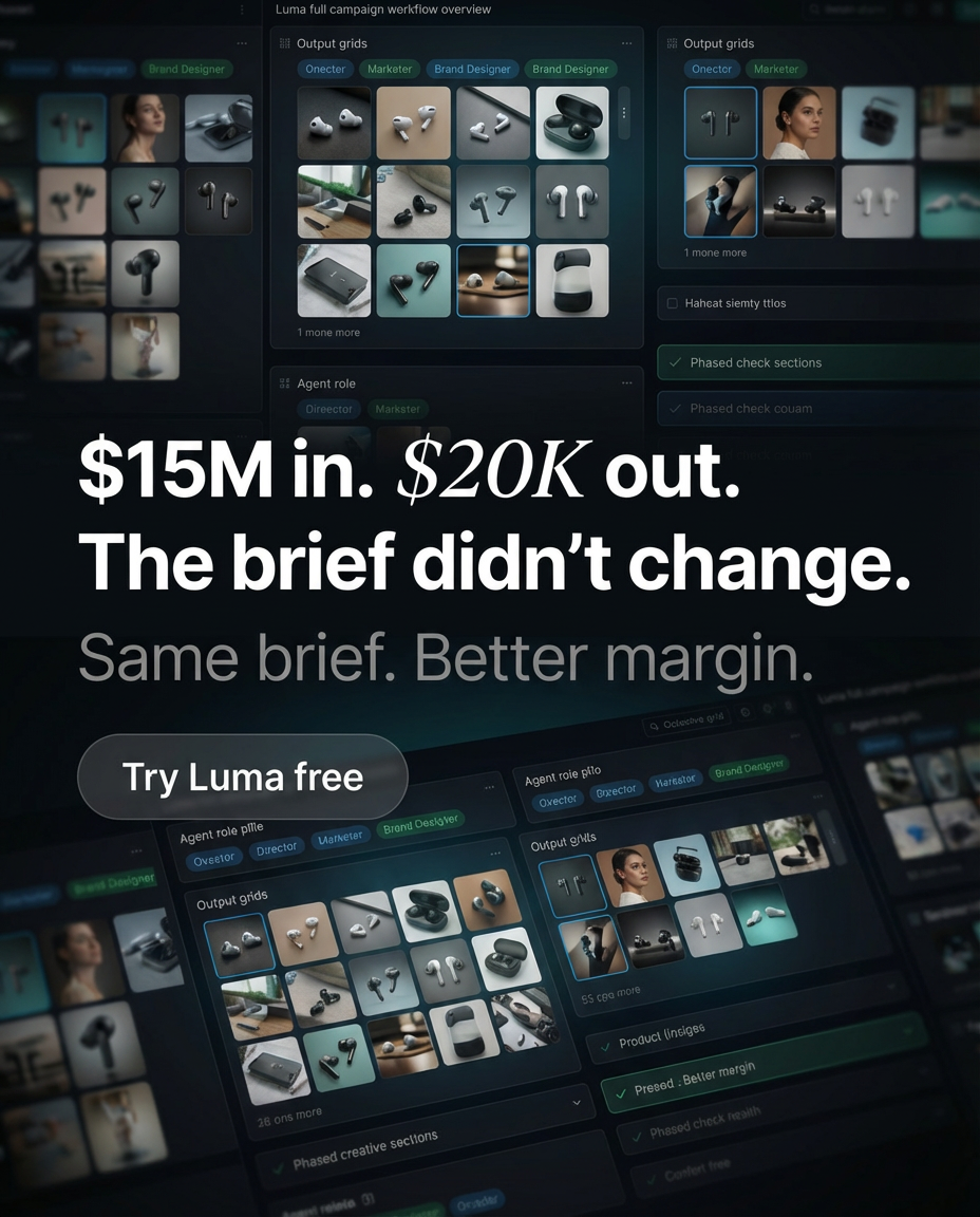 Luma static ad