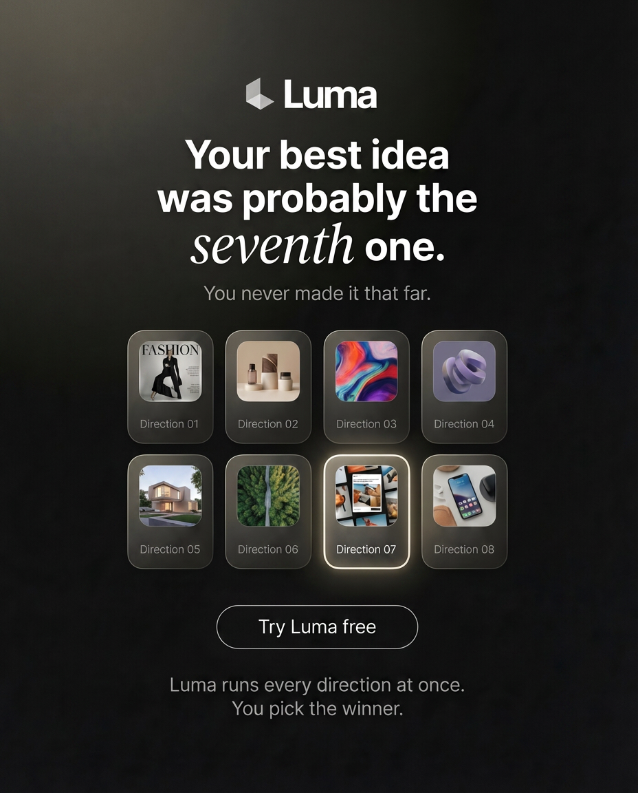 Luma static ad