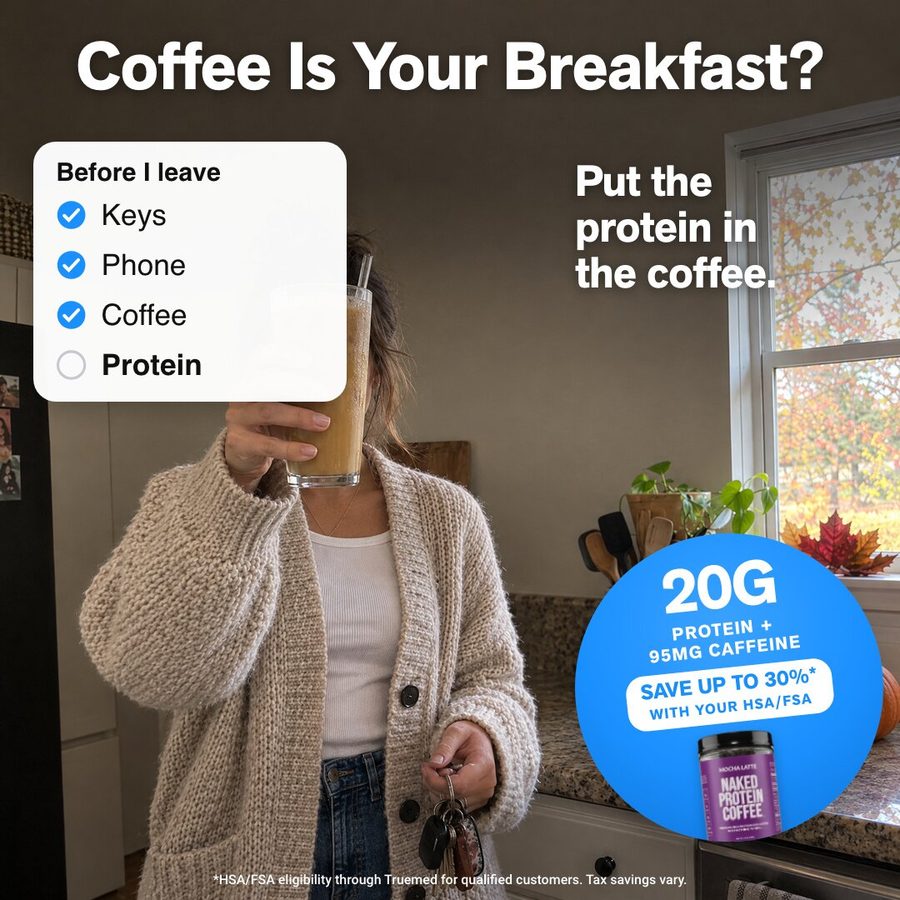 Naked Nutrition 1:1 feed ad made by SelfMade